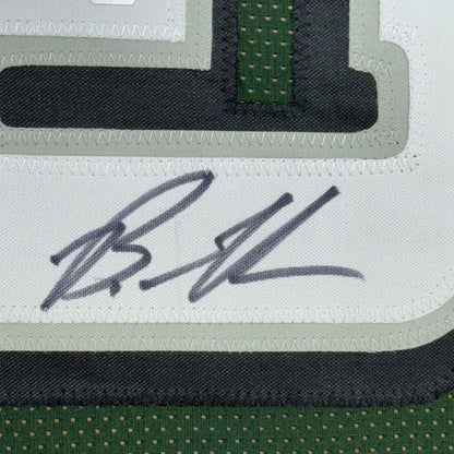 Brandon Graham signed Philadelphia Eagles midnight green football jersey framed 35x39 display JSA COA
