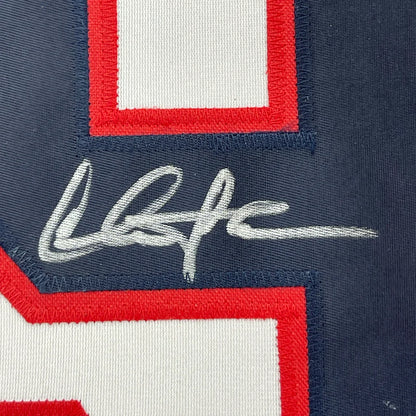Framed Autographed Charlie Sheen 35x39 Wild Thing Ricky Vaughn Major League Movie Baseball Jersey JSA COA | Certified Authentic Signed Memorabilia | vintageantiquesgifts.com