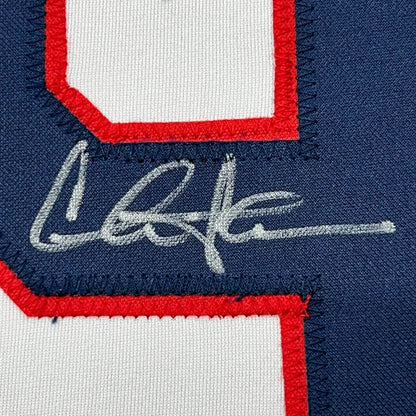 Framed Autographed Charlie Sheen 35x39 Wild Thing Ricky Vaughn Major League Movie Baseball Jersey JSA COA | Certified Authentic Signed Memorabilia | vintageantiquesgifts.com