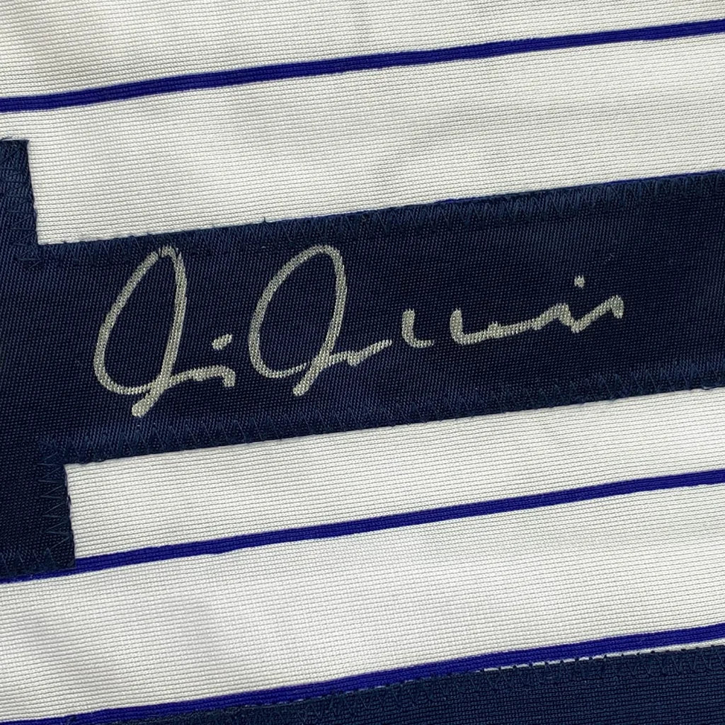 Framed autographed Chris Chambliss New York Yankees pinstripe jersey