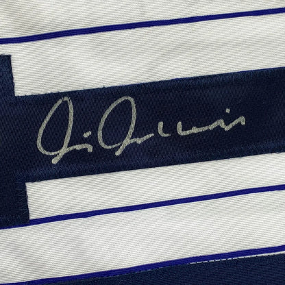 Framed autographed Chris Chambliss New York Yankees pinstripe jersey