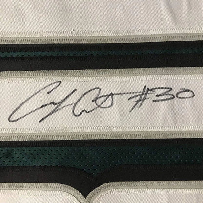 Autographed Corey Clement Philadelphia Eagles jersey with number 30 for your man cave