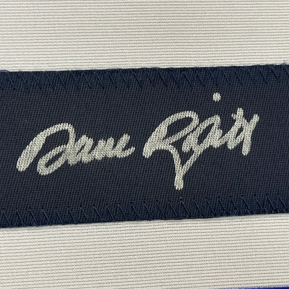 Framed Autographed Dave Righetti 35x39 New York Pinstripe Baseball Jersey JSA COA | Certified Authentic Signed Memorabilia | vintageantiquesgifts.com