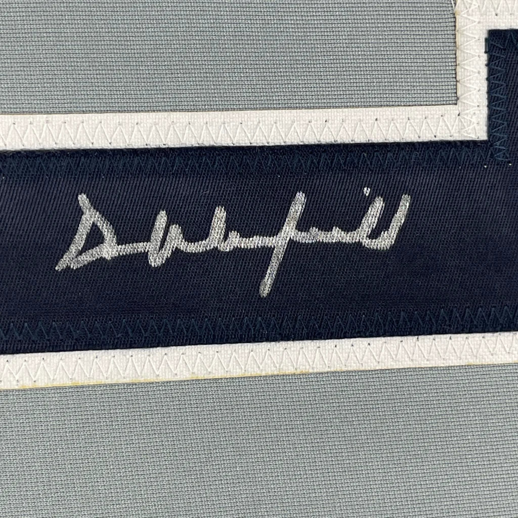 Framed Autographed Dave Winfield 35x39 New York Grey Baseball Jersey JSA COA | Certified Authentic Signed Memorabilia | vintageantiquesgifts.com