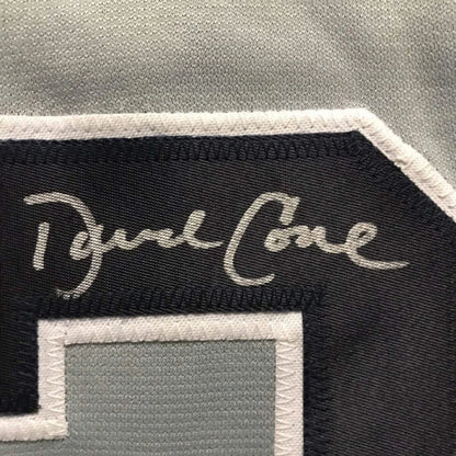 Framed autographed David Cone New York Yankees gray jersey with signature