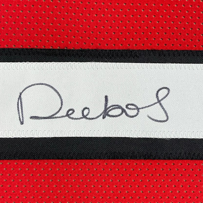 Framed Autographed Deebo Samuel 35x39 San Francisco Red Alternate Football Jersey JSA COA | Certified Authentic Signed Memorabilia | vintageantiquesgifts.com