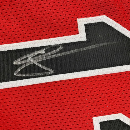 Red DeMar DeRozan jersey with autograph, professionally framed, Beckett BAS certified