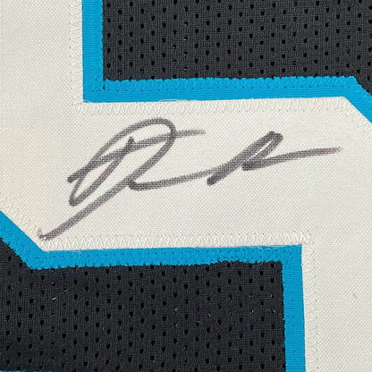 Derrick Brown autographed Carolina Black Football Jersey with JSA COA