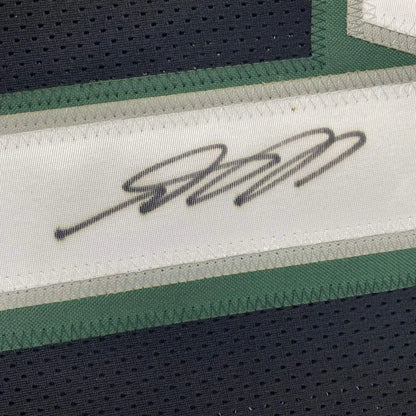 Framed Autographed DeSean Jackson 35x39 Philadelphia Black Football Jersey PSA/DNA COA | Certified Authentic Signed Memorabilia | vintageantiquesgifts.com