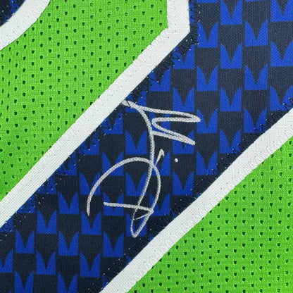 Autographed Devon Witherspoon Seattle jersey with green mesh for your man cave JSA COA
