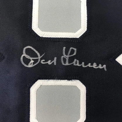 Framed Autographed Don Larsen 35x39 New York Grey Baseball Jersey JSA COA | Certified Authentic Signed Memorabilia | vintageantiquesgifts.com