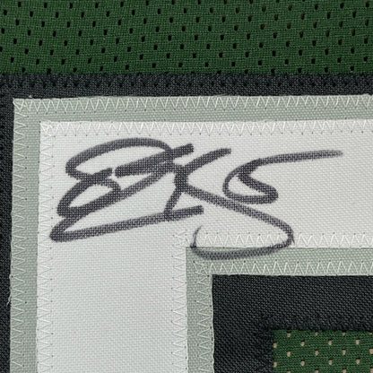 Framed Autographed Donovan McNabb 35x39 Philadelphia Green Football Jersey Beckett BAS COA | Certified Authentic Signed Memorabilia | vintageantiquesgifts.com