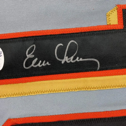 Framed Autographed Evan Longoria 35x39 San Francisco Grey Baseball Jersey JSA COA | Certified Authentic Signed Memorabilia | vintageantiquesgifts.com