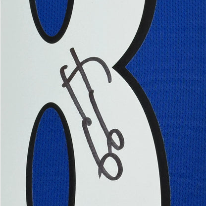 Framed Autographed Frank Lampard 35x39 Chelsea FC Blue Soccer Futbol Jersey Beckett BAS COA | Certified Authentic Signed Memorabilia | vintageantiquesgifts.com