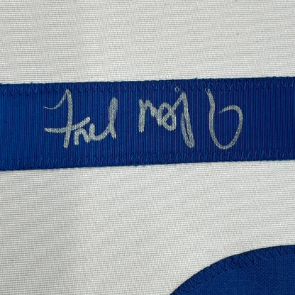 Framed Autographed Fred McGriff 35x39 Toronto White Baseball Jersey JSA COA | Certified Authentic Signed Memorabilia | vintageantiquesgifts.com