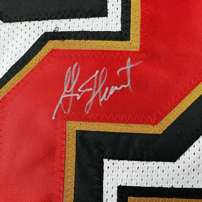 Autographed red Garrison Hearst San Francisco 49ers jersey ready to hang