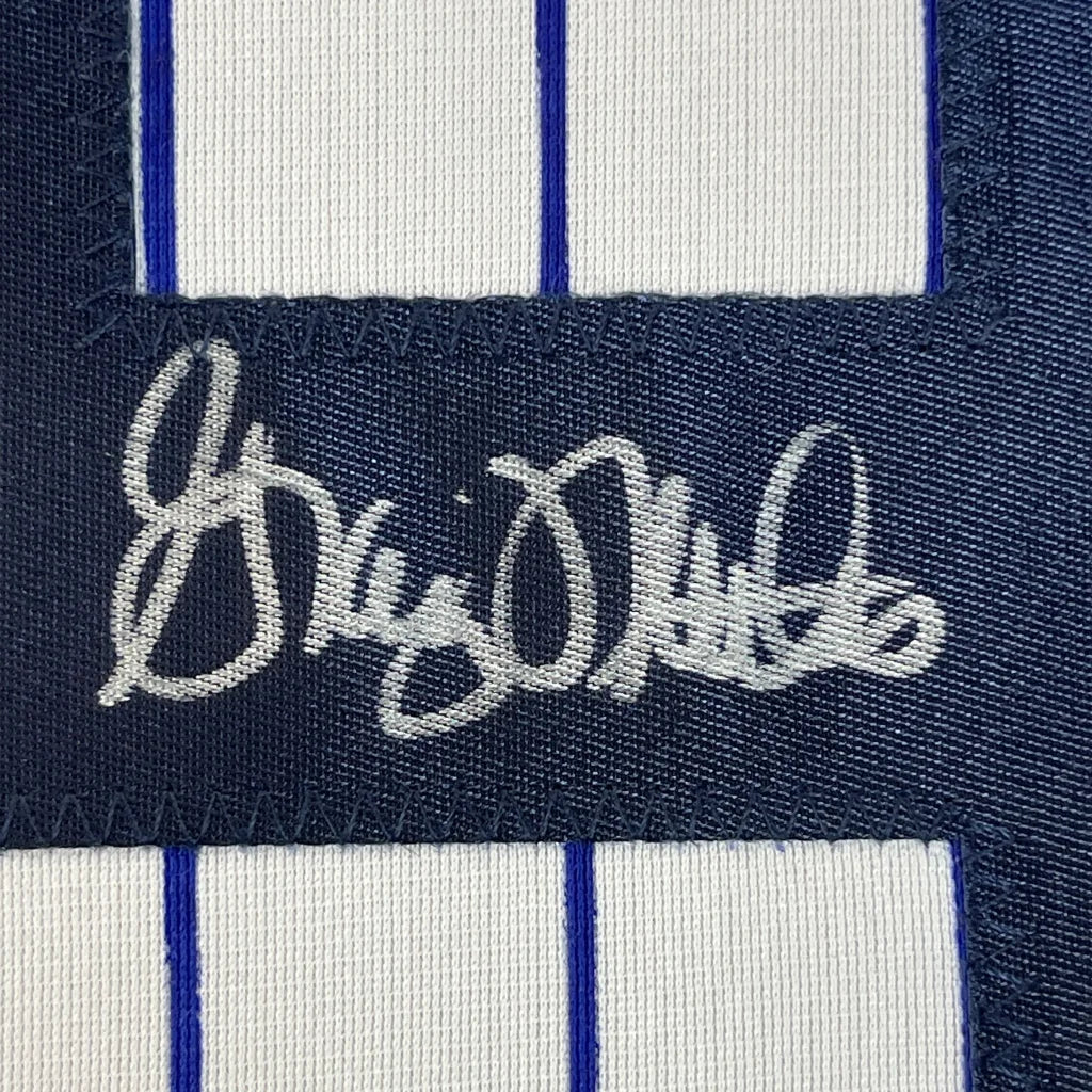 Framed Autographed Graig Nettles 35x39 New York Pinstripe Baseball Jersey JSA COA | Certified Authentic Signed Memorabilia | vintageantiquesgifts.com