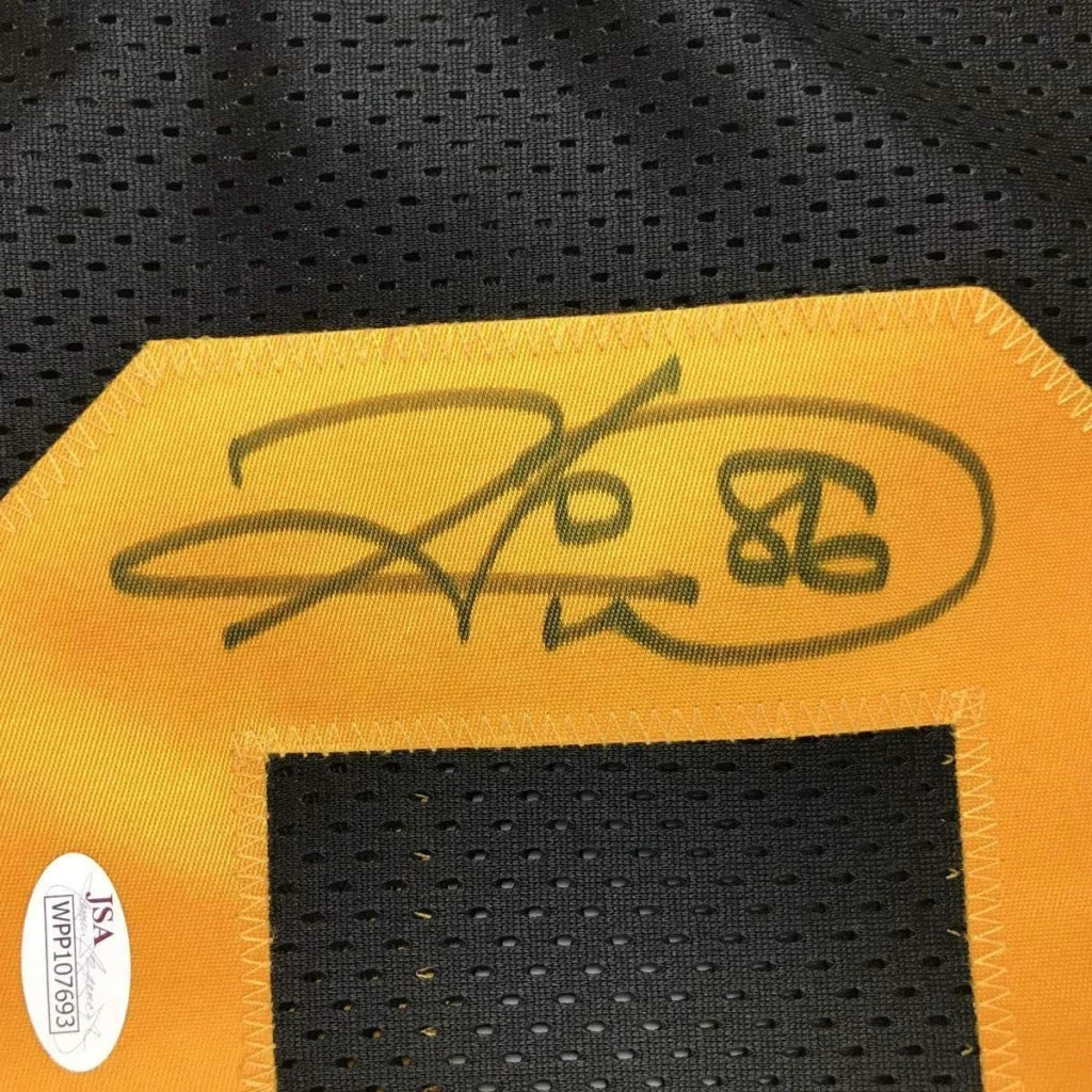 Professionally framed Hines Ward Pittsburgh Steelers jersey with JSA authentication sticker