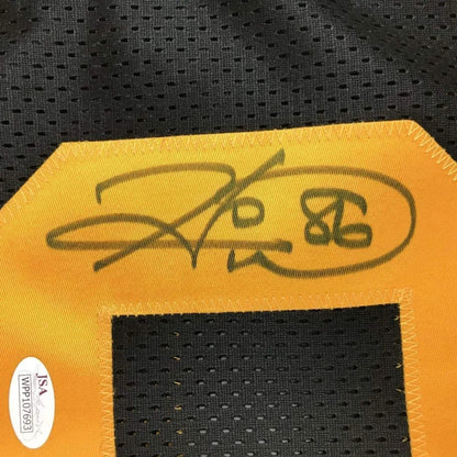Professionally framed Hines Ward Pittsburgh Steelers jersey with JSA authentication sticker