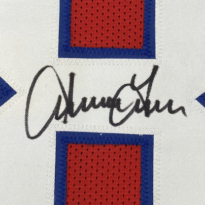 Autographed Patriots Jersey professionally framed perfect for man cave with JSA COA