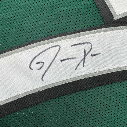 Framed Autographed Jason Peters 35x39 Philadelphia Eagles Green Football Jersey JSA COA | Certified Authentic Signed Memorabilia | vintageantiquesgifts.com