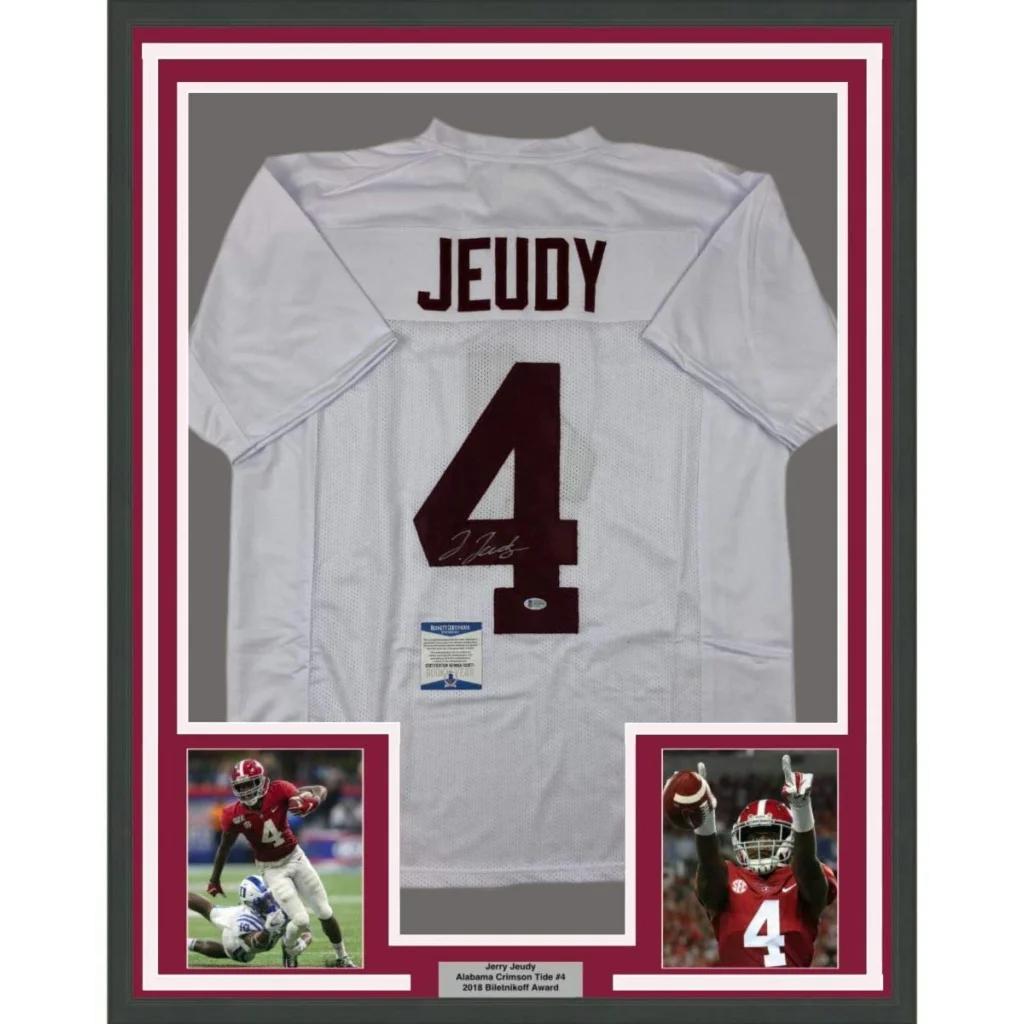 Jerry Jeudy Signed Alabama Jersey Ready to Hang – Vintage and