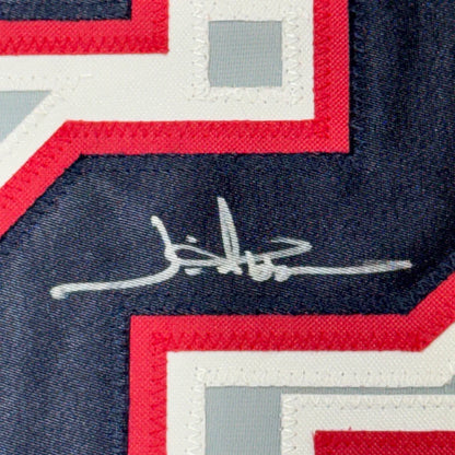 Framed Autographed Jim Abbott 35x39 California Grey Baseball Jersey Beckett BAS COA | Certified Authentic Signed Memorabilia | vintageantiquesgifts.com