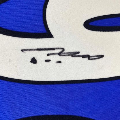 Black ink autograph on white and blue Chelsea jersey from John Terry Signed Jersey product