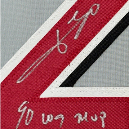 Red and white embroidered Jose Rijo 90 WS MVP patch with black border