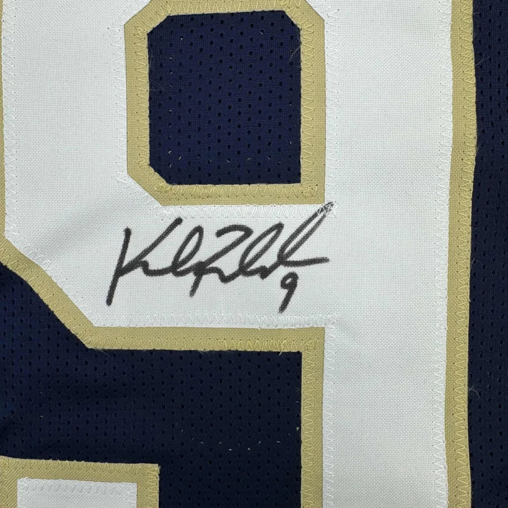 Autographed Number 9 Sports Jersey ready to hang on your wall