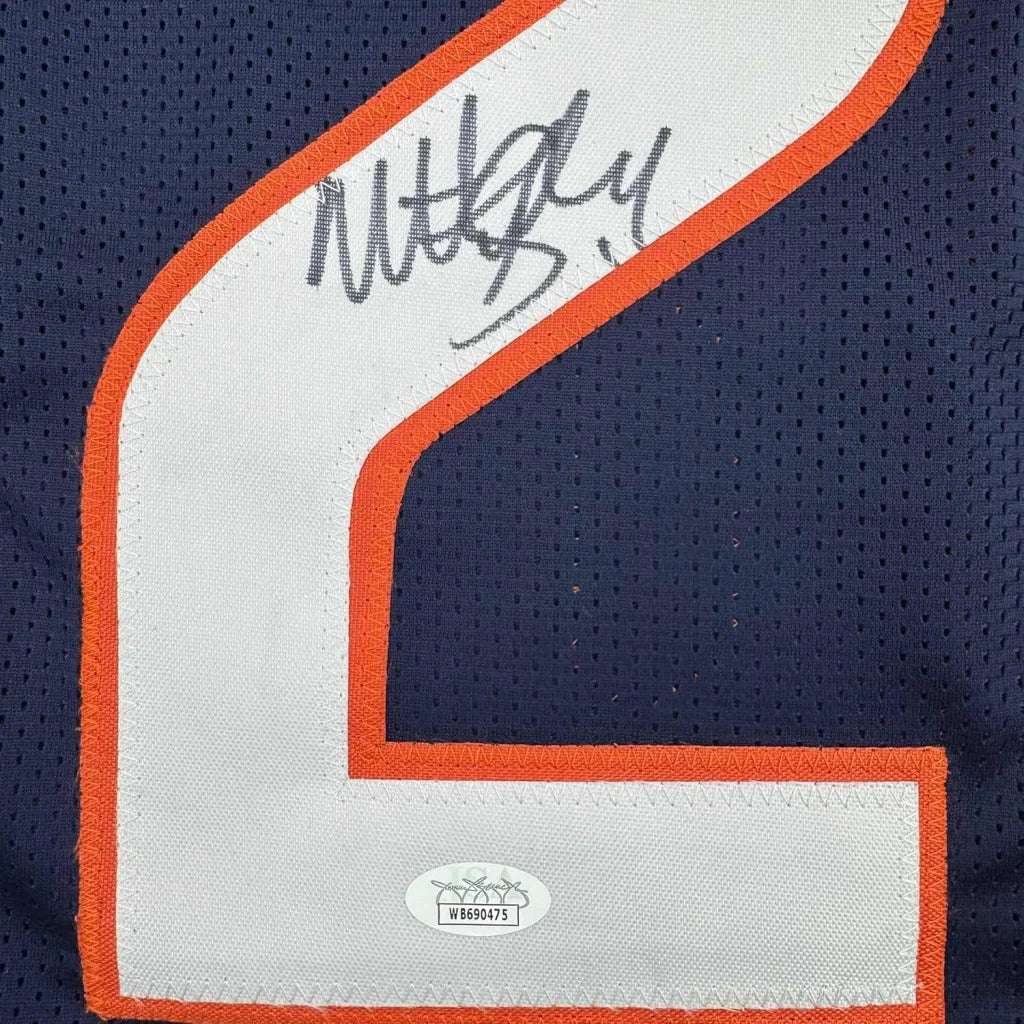 Professionally framed Matt Suhey Chicago Bears autographed jersey with authentication sticker