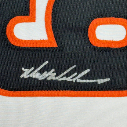 Framed Autographed Matt Williams 35x39 San Francisco White Baseball Jersey JSA COA | Certified Authentic Signed Memorabilia | vintageantiquesgifts.com