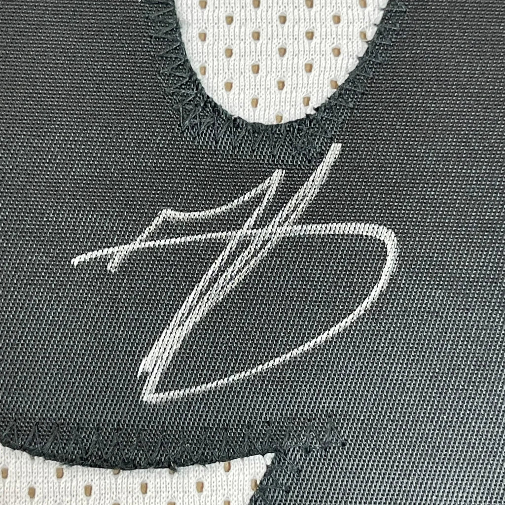 Framed Autographed Minkah Fitzpatrick 35x39 Pittsburgh White Football Jersey PSA/DNA COA | Certified Authentic Signed Memorabilia | vintageantiquesgifts.com