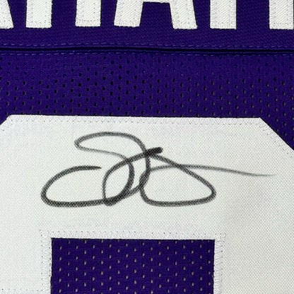 Signed Odell Beckham LSU purple jersey for man cave