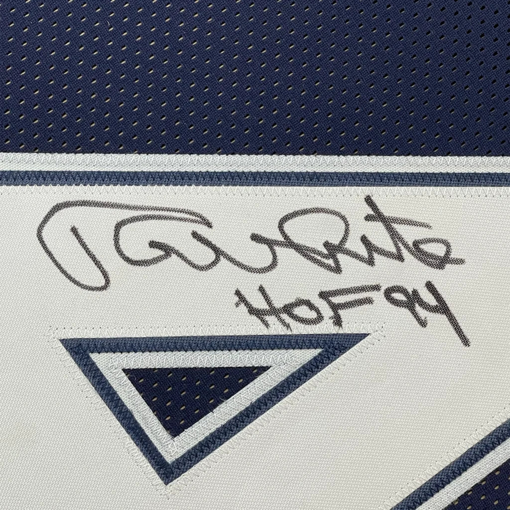 Autographed Dallas Cowboys jersey featuring Randy White HOF perfect for your man cave
