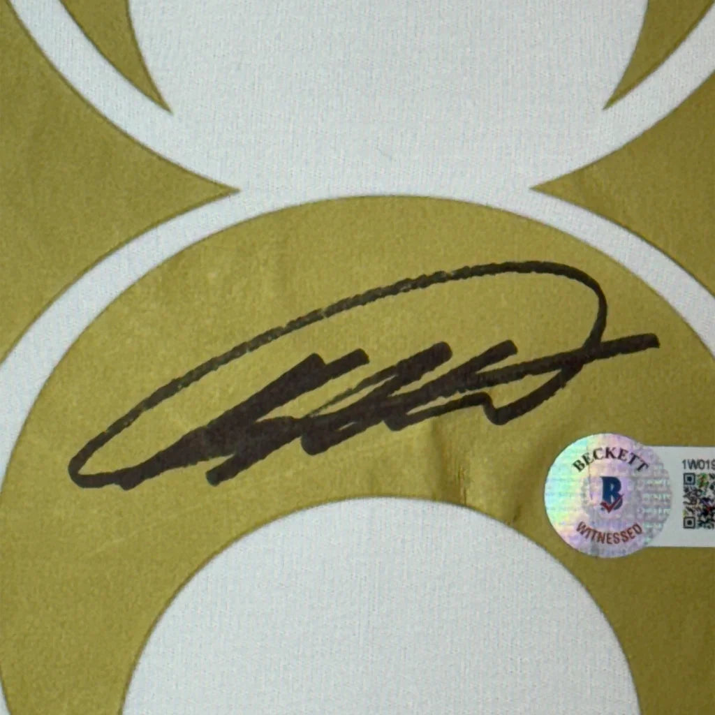 Framed autographed Ricardo Kaka Real Madrid retro jersey with Beckett hologram