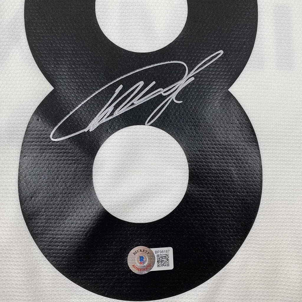 Black Ricardo Kaka Real Madrid jersey with signature and Beckett sticker in a professionally framed display