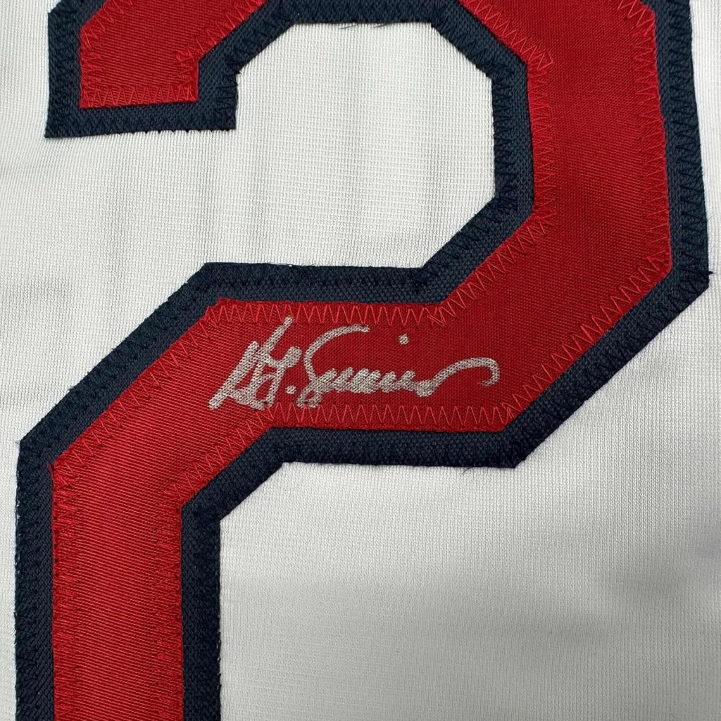Framed Autographed Ted Simmons 35x39 St. Louis White Baseball Jersey JSA COA | Certified Authentic Signed Memorabilia | vintageantiquesgifts.com