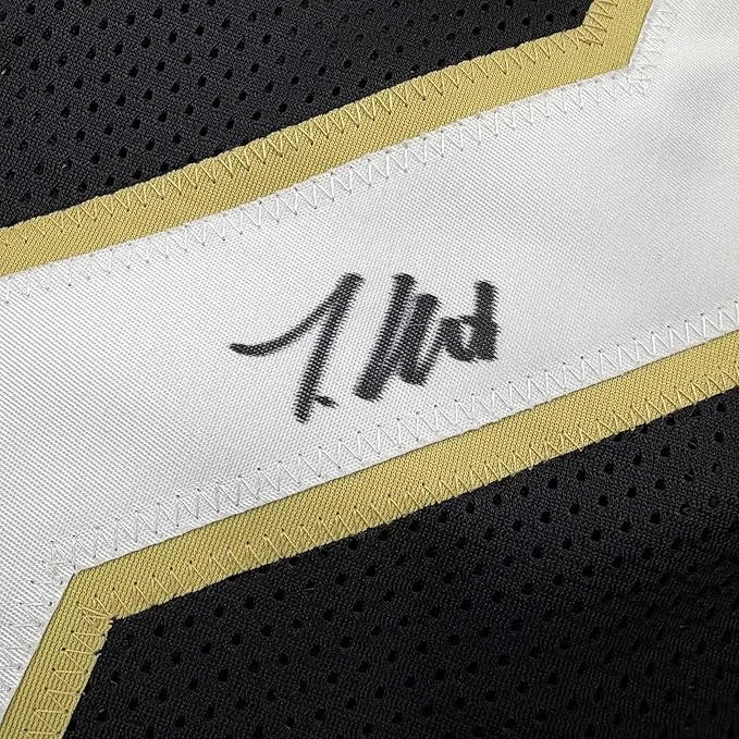 Framed autographed Travis Hunter Colorado black gold football jersey Beckett BAS COA
