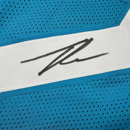 Framed autographed Tyson Campbell Jacksonville Jaguars teal jersey with JSA COA