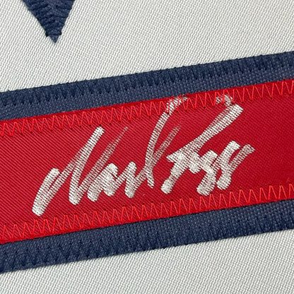 Framed Autographed Wade Boggs 35x39 Boston Grey Baseball Jersey JSA COA | Certified Authentic Signed Memorabilia | vintageantiquesgifts.com