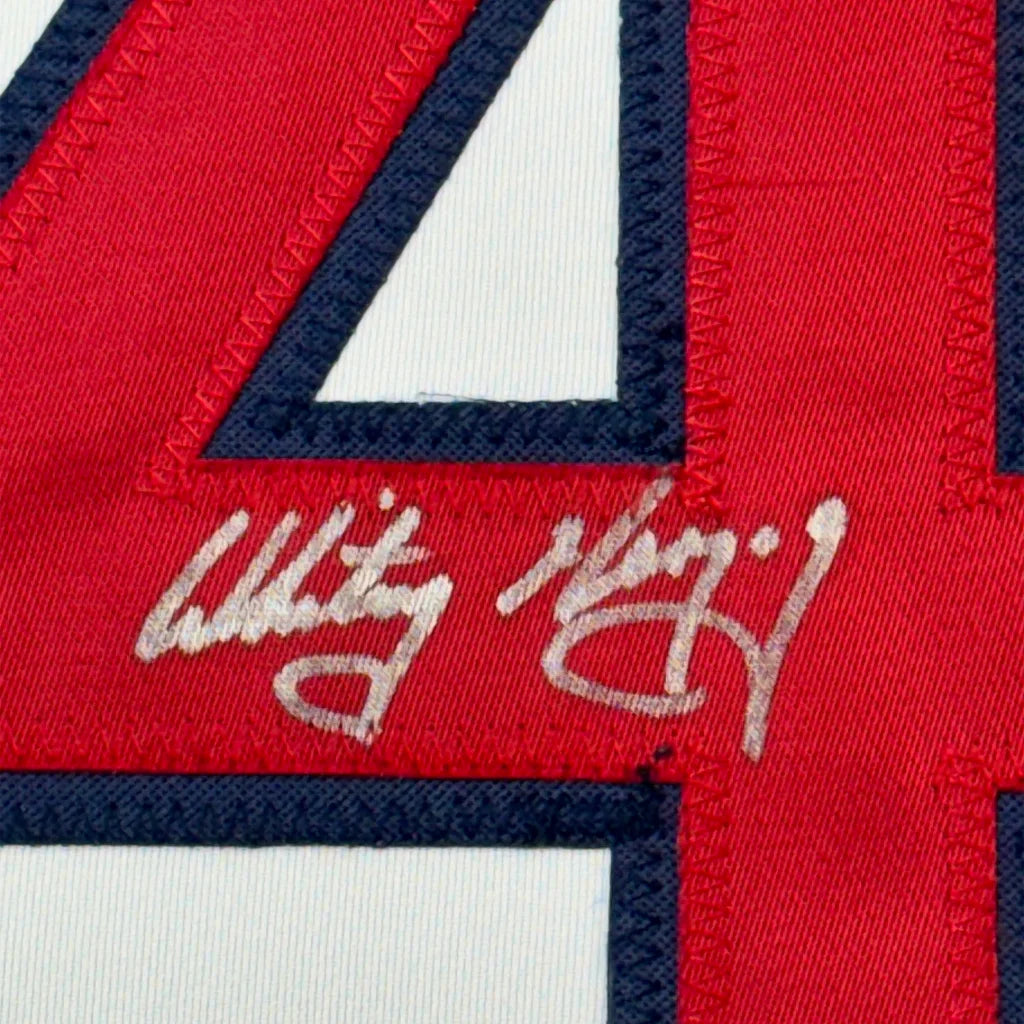 Framed Autographed Whitey Herzog 35x39 St. Louis White Baseball Jersey JSA COA | Certified Authentic Signed Memorabilia | vintageantiquesgifts.com