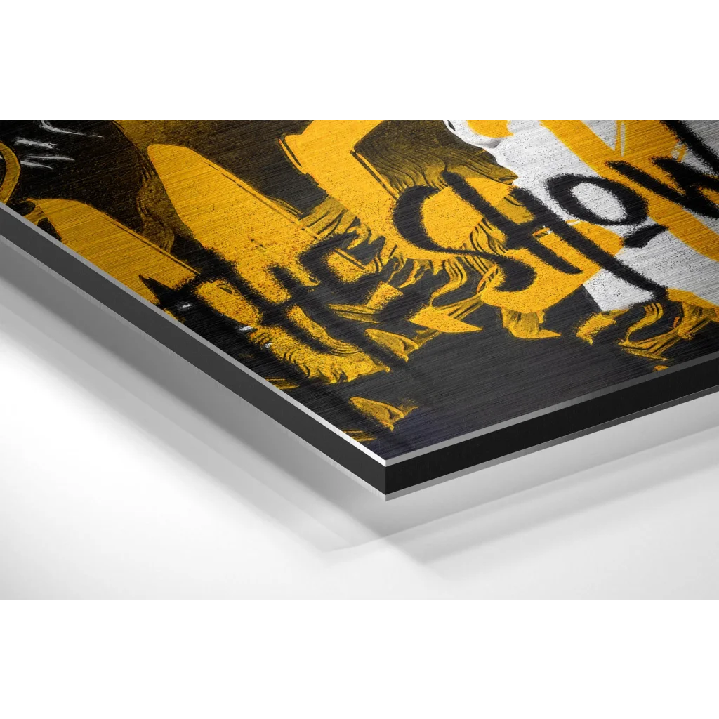 Freddie Mercury Brushed Aluminum Dibond Wall Art