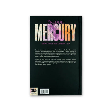 Hardcover Freddie Mercury Shadows Illuminated graphic novel by Tres Dean Kyla Aiko