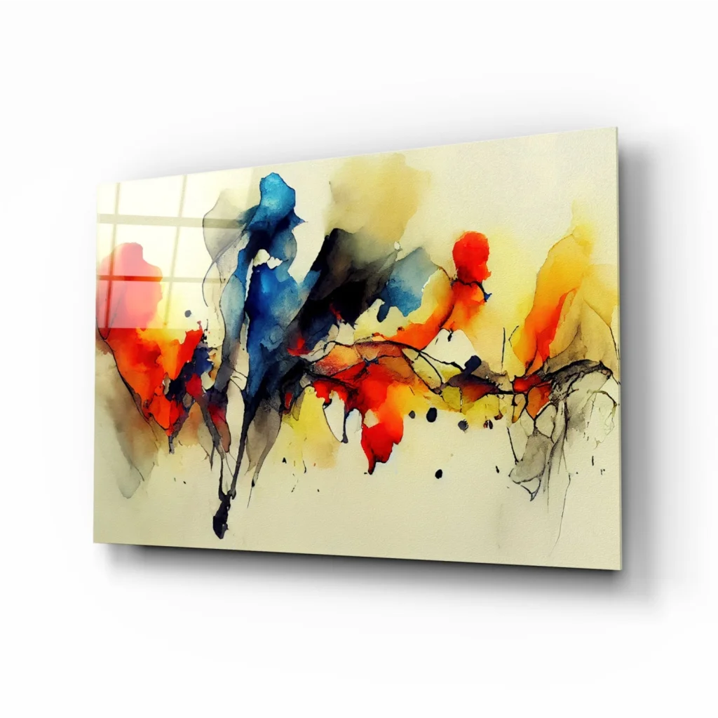 Explosive Color Splash Abstract Canvas Wall Art | Insigneart USA | vintageantiquesgifts.com