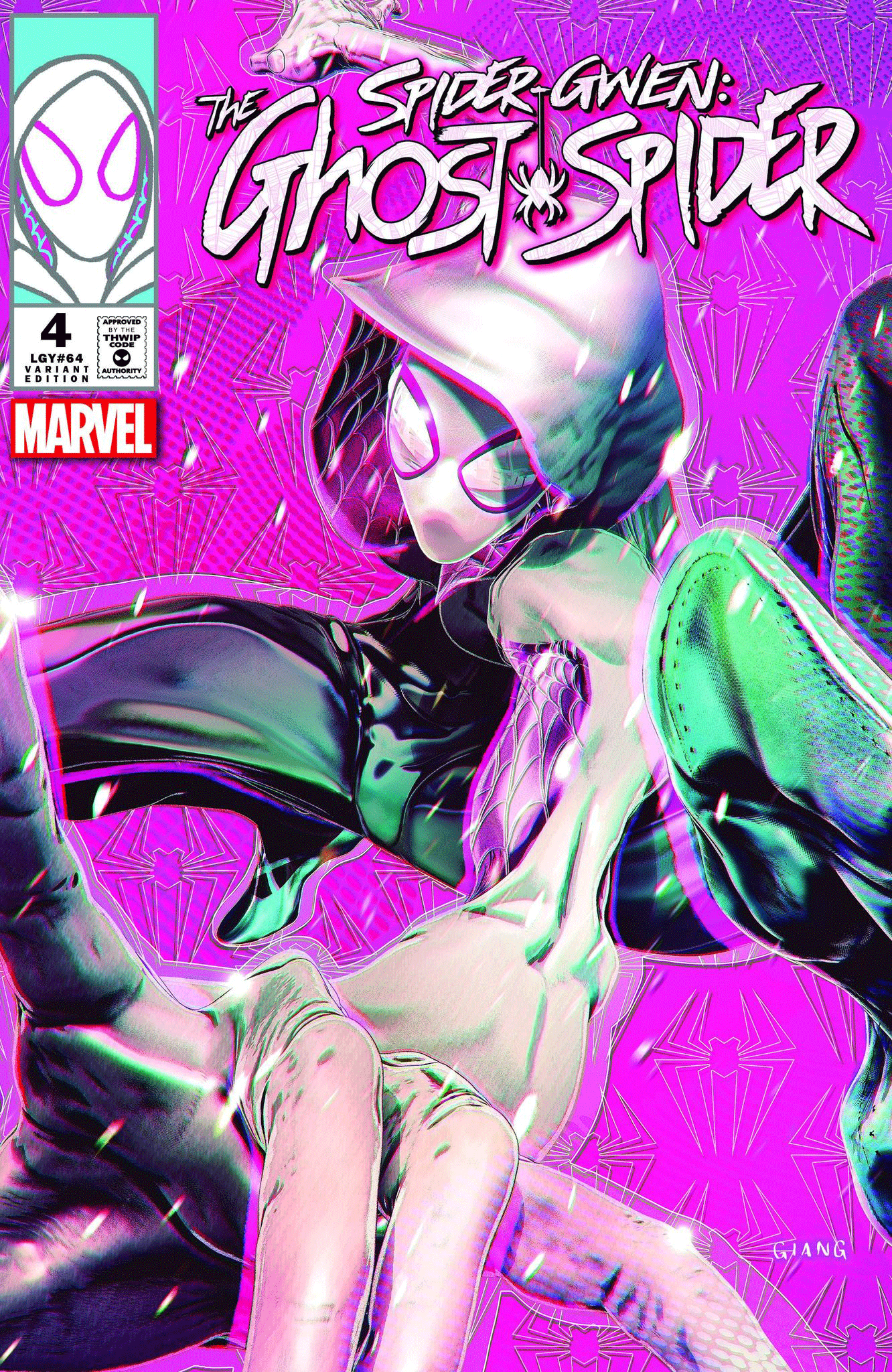 Graded 9.8 Fresh Start Print Run Spider Gwen Ghost Spider #4 in green silver costume