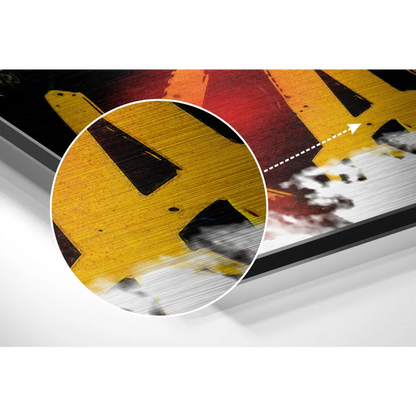 Stunning Brushed Aluminium Dibond Abstract Art Prints | Modern Wall Art Decor | vintageantiquesgifts.com