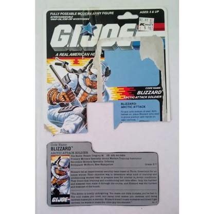 G.I. Joe action figure arctic attack soldier in Blizzard ice domination