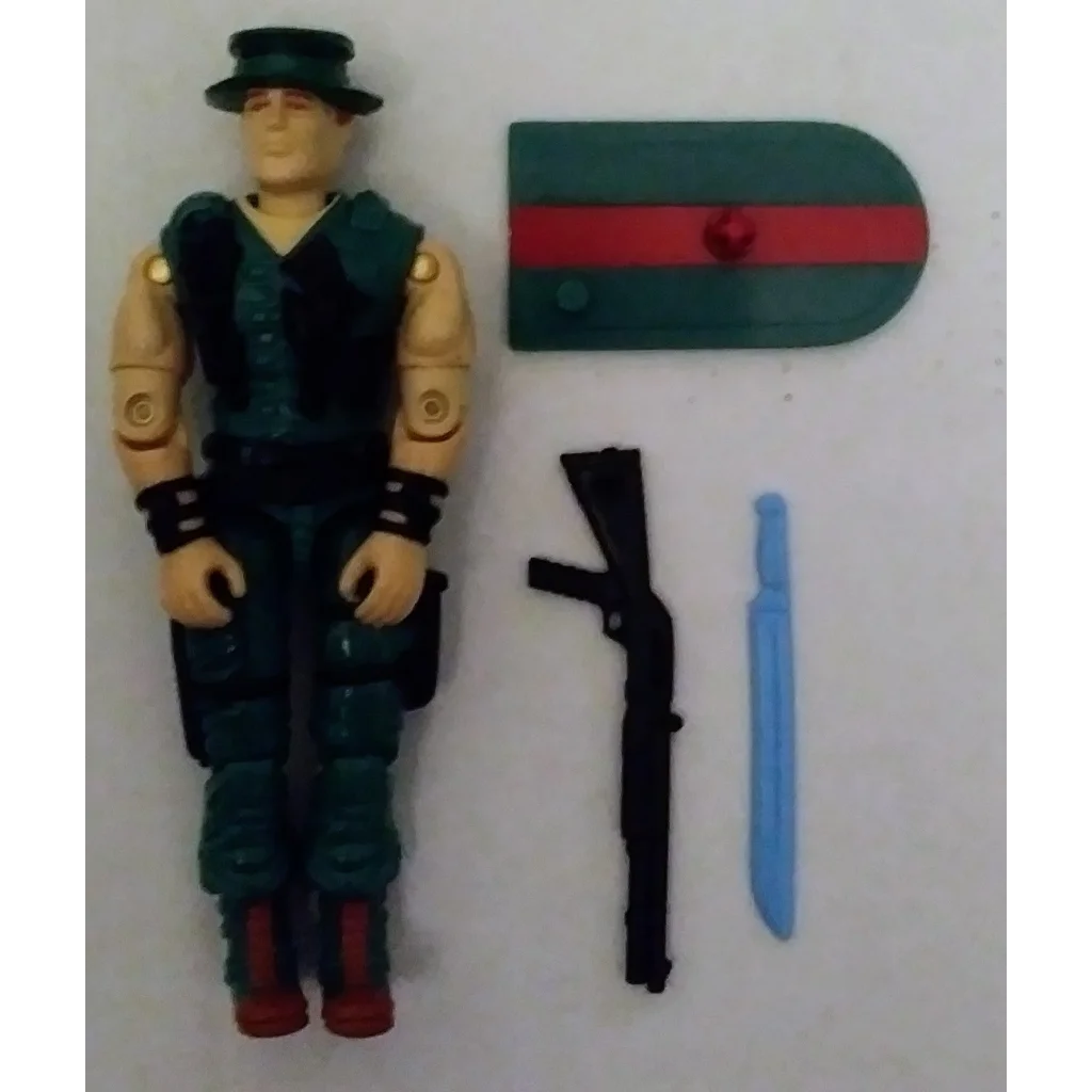 1988 GI Joe Action Figure Muskrat Swamp Fighter in green uniform