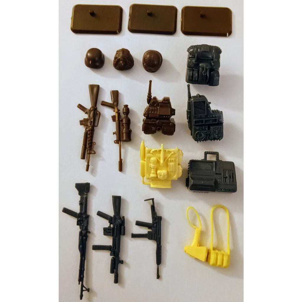 Vintage 1986 GI Joe Battle Gear Pack 5 with 1:24 scale figures